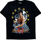 Bruce Lee The Dragon The Roxx Single Stitch T-Shirt - Large Black Cotton