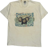Chemainus Vancouver Island Fruit Of The Loom Single Stitch T-Shirt - Large Cream Cotton