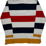 Polo By Ralph Lauren Striped Long Sleeve Polo Shirt - 2XL Multicoloured Cotton