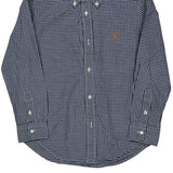 Age 6 Ralph Lauren Checked Shirt - XS Blue Cotton