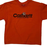 Age 4-5 Carhartt T-Shirt - XS Orange Cotton