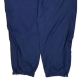 Adidas Track Pants - Large Blue Polyester