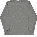 Carhartt Long Sleeve T-Shirt - XL Grey Cotton