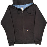 Carhartt Hoodie - XL Black Cotton Blend