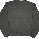Champion College Sweatshirt - Large Grey Cotton Blend