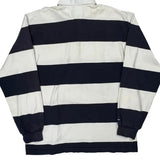 Barbarian Striped Rugby Shirt - 2XL Black & White Cotton