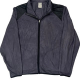 Nike Fleece Jacket - Large Gray Polyester