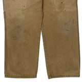 Dickies Carpenter Trousers - 34W 29L Beige Cotton
