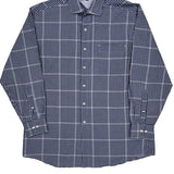 Tommy Hilfiger Checked Shirt - Large Blue Cotton