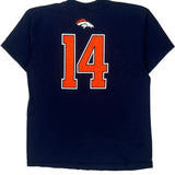 Denver Broncos Nfl T-Shirt - Large Navy Cotton