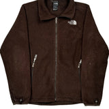 The North Face Fleece Jacket - Large Brown Polyester