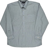 Tommy Hilfiger Checked Shirt - XL Blue Cotton