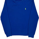 Polo By Ralph Lauren Jumper - Medium Blue Cotton