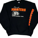 Made In USA Jerzees Hooters Sweatshirt - XL Black Cotton