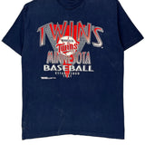 Minnesota Twins Trench Single Stitch T-Shirt - XL Navy Cotton