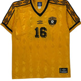 Weymouth Soccer Club Umbro Football Shirt - Medium Yellow Polyester