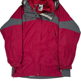 Columbia Ski Jacket - Large Red Polyester