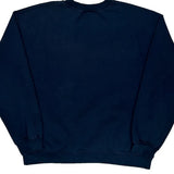 Boston Unbranded Sweatshirt - Large Navy Cotton Blend