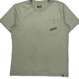 Mountain And Nature Graphic Carhartt Graphic T-Shirt - Medium Green Cotton