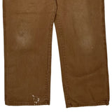Unbranded Carpenter Trousers - 34W 30L Brown Cotton
