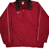 Reebok Windbreaker - 2XL Red Polyester