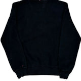 Tommy Hilfiger Spellout Sweatshirt - Medium Black Cotton
