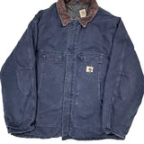Carhartt Collared Coat - 2XL Brown Cotton