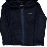 Age 5-6 Patagonia Fleece Jacket - XS Navy Polyester