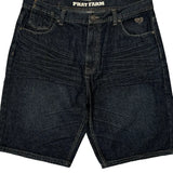 Phat Farm Denim Shorts - 38W 11L Dark Wash Denim