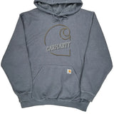 Carhartt Hoodie - XL Gray Cotton Blend