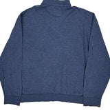 Polo By Ralph Lauren 1/4 Zip - XL Blue Cotton Blend