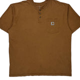 Carhartt T-Shirt - XL Brown Cotton