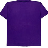Fruit Of The Loom Graphic T-Shirt - Large Purple Cotton Blend