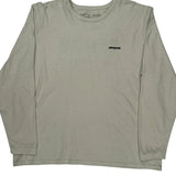 Patagonia Long Sleeve T-Shirt - 2XL Beige Cotton