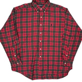 Blake Ralph Lauren Checked Shirt - XL Red Cotton