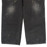 Dickies Double Knee Carpenter Jeans - 38W 30L Black Cotton