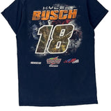 Kyle Busch Nascar T-Shirt - Small Blue Cotton