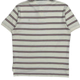 Polo By Ralph Lauren Striped Polo Shirt - Medium Black Cotton