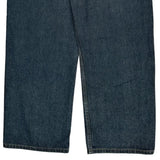 Royal Blue Jeans - 34W 32L Dark Wash Cotton Blend