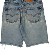 Levis Denim Shorts - 29W 10L Light Wash Cotton
