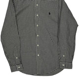 Classic Fit Ralph Lauren Checked Shirt - Small Black & White Cotton