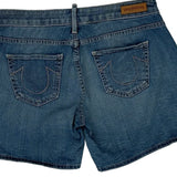 True Religion Denim Shorts - 32W US 8 Blue Denim