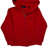 Age 4 Polo By Ralph Lauren Hoodie - XS Red Cotton