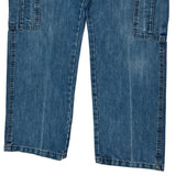 Wrangler Cargo Trousers - 34W 30L Blue Denim