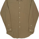Polo By Ralph Lauren Shirt - Small Khaki Cotton Blend
