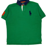 Big Pony Polo By Ralph Lauren Polo Shirt - 2XL Green Cotton