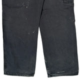Dickies Carpenter Trousers - 33W 30L Black Cotton