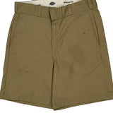 Relaxed Fit Dickies Shorts - 30W 8L Khaki Cotton