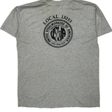 Steelworkers Local 15253 Unbranded Graphic T-Shirt - 2XL Grey Cotton