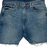 Levis Denim Shorts - 32W 9L Blue Cotton